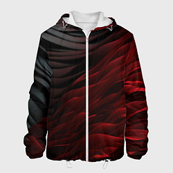 Мужская куртка Темно-красная текстура