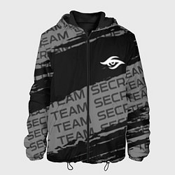 Куртка с капюшоном мужская Форма Team Secret, цвет: 3D-черный