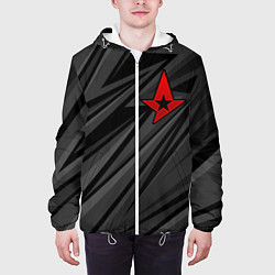 Куртка с капюшоном мужская Astralis - монохромный, цвет: 3D-белый — фото 2