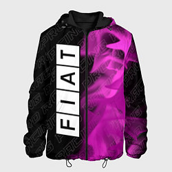 Куртка с капюшоном мужская Fiat pro racing: по-вертикали, цвет: 3D-черный
