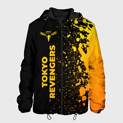 Куртка с капюшоном мужская Tokyo Revengers - gold gradient: по-вертикали, цвет: 3D-черный