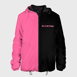 Куртка с капюшоном мужская Blackpink- двойной, цвет: 3D-черный
