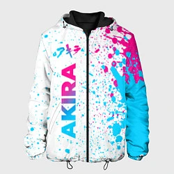 Куртка с капюшоном мужская Akira neon gradient style: по-вертикали, цвет: 3D-черный