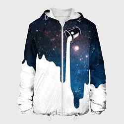 Куртка с капюшоном мужская Млечный Путь - Milky Way, цвет: 3D-белый