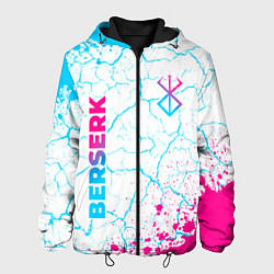 Мужская куртка Berserk neon gradient style: надпись, символ