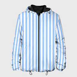 Куртка с капюшоном мужская Полосатый морской, цвет: 3D-черный