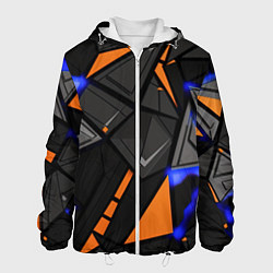 Куртка с капюшоном мужская Orange black style, цвет: 3D-белый