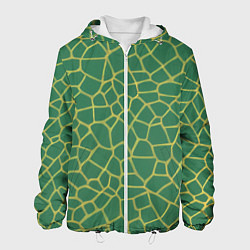 Мужская куртка Зелёная текстура - нейросеть