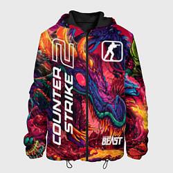 Куртка с капюшоном мужская CS 2 hyper beast, цвет: 3D-черный