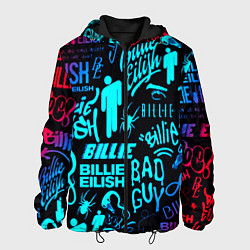 Мужская куртка Billie Eilish neon pattern