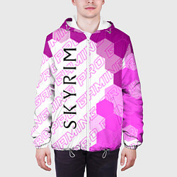 Куртка с капюшоном мужская Skyrim pro gaming по-вертикали, цвет: 3D-белый — фото 2