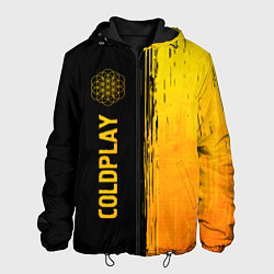 Мужская куртка Coldplay - gold gradient по-вертикали