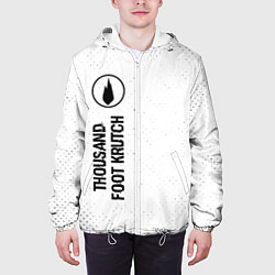 Куртка с капюшоном мужская Thousand Foot Krutch: Glitch, цвет: 3D-белый — фото 2