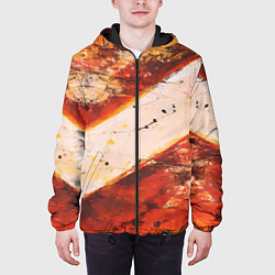 Куртка с капюшоном мужская Горная порода, цвет: 3D-черный — фото 2