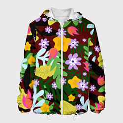 Мужская куртка Гавайская цветочная расцветка
