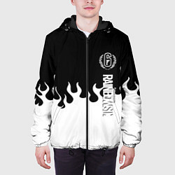 Куртка с капюшоном мужская Tom Clancy raimbow six fire, цвет: 3D-черный — фото 2