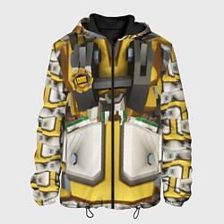 Куртка с капюшоном мужская Deep roock galactic броня бурильщика, цвет: 3D-черный