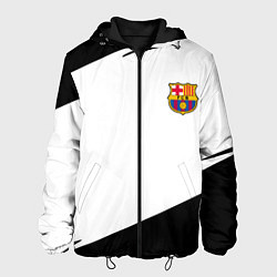 Куртка с капюшоном мужская Barcelona краски чёрные спорт, цвет: 3D-черный