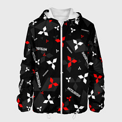 Мужская куртка Mitsubishi - logo pattern