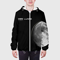 Куртка с капюшоном мужская Луна- dies lunes, цвет: 3D-белый — фото 2