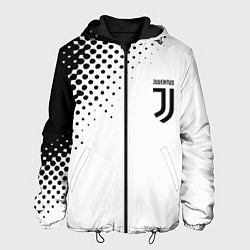 Куртка с капюшоном мужская Juventus sport black geometry, цвет: 3D-черный