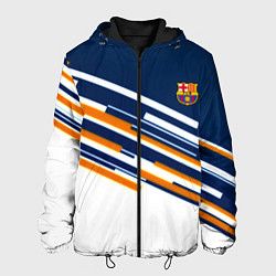 Куртка с капюшоном мужская Реал мадрид текстура футбол спорт, цвет: 3D-черный