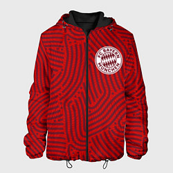 Куртка с капюшоном мужская Bayern отпечатки, цвет: 3D-черный