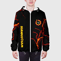 Куртка с капюшоном мужская Serious Sam game storm, цвет: 3D-белый — фото 2