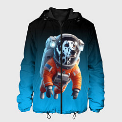 Мужская куртка Далматинец космонавт в открытом космосе