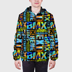Куртка с капюшоном мужская Extreme sport BMX, цвет: 3D-черный — фото 2