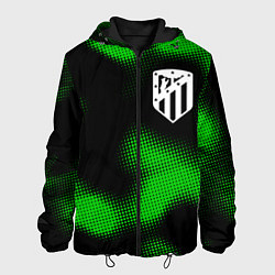 Куртка с капюшоном мужская Atletico Madrid sport halftone, цвет: 3D-черный