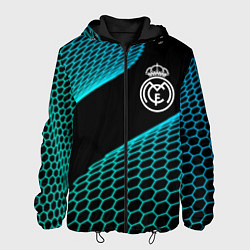 Куртка с капюшоном мужская Real Madrid football net, цвет: 3D-черный