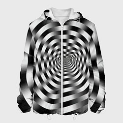 Мужская куртка Оптическая иллюзия спиральное заклинание