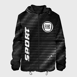 Куртка с капюшоном мужская Fiat sport metal, цвет: 3D-черный