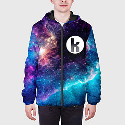 Куртка с капюшоном мужская The Killers space rock, цвет: 3D-черный — фото 2