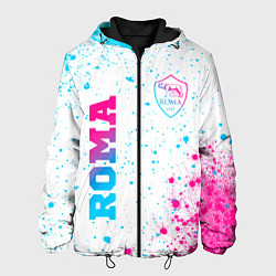 Мужская куртка Roma neon gradient style вертикально