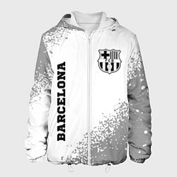Куртка с капюшоном мужская Barcelona sport на светлом фоне вертикально, цвет: 3D-белый