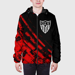 Куртка с капюшоном мужская Sevilla sport grunge, цвет: 3D-черный — фото 2