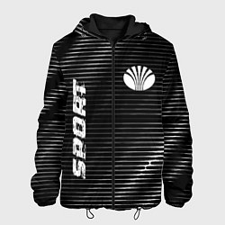 Куртка с капюшоном мужская Daewoo sport metal, цвет: 3D-черный