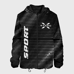 Куртка с капюшоном мужская Exeed sport metal, цвет: 3D-черный