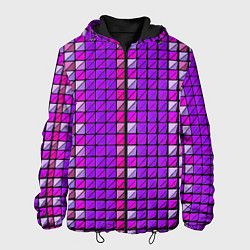Мужская куртка Фиолетовые плитки