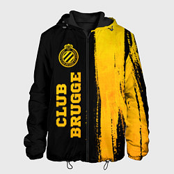 Мужская куртка Club Brugge - gold gradient по-вертикали