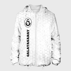 Куртка с капюшоном мужская Galatasaray sport на светлом фоне по-вертикали, цвет: 3D-белый