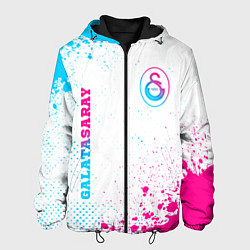 Мужская куртка Galatasaray neon gradient style вертикально