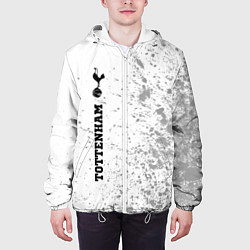 Куртка с капюшоном мужская Tottenham sport на светлом фоне по-вертикали, цвет: 3D-белый — фото 2