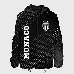 Куртка с капюшоном мужская Monaco sport на темном фоне вертикально, цвет: 3D-черный