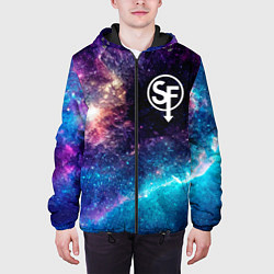 Куртка с капюшоном мужская Sally Face space game, цвет: 3D-черный — фото 2