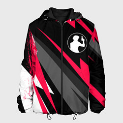 Куртка с капюшоном мужская Cowboy Bebop electro lines, цвет: 3D-черный