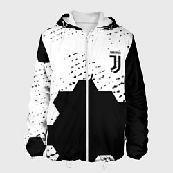 Мужская куртка Juventus hexagon black sport