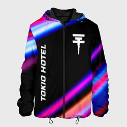 Куртка с капюшоном мужская Tokio Hotel neon rock lights, цвет: 3D-черный